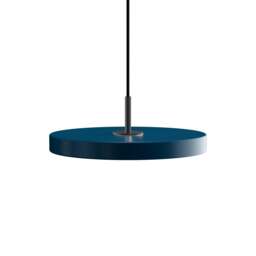 Umage Asteria Mini Pendant Light - Petrol Blue (plus black detail) Asteria Detail: Black