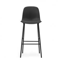 Normann Copenhagen Form Bar Chair - 75cm - Black Shell Colour: Black - thumbnail 2