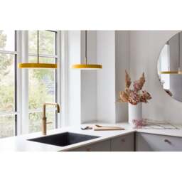 Umage Asteria Mini Pendant Light - Saffron Yellow Asteria Detail: Brass - thumbnail 2