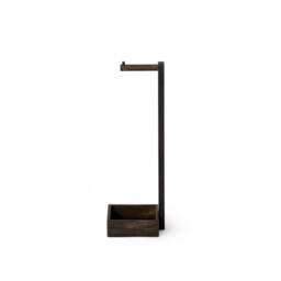 Wireworks Freestanding Toilet Roll Holder - Dark Oak - thumbnail 2