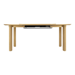 Umage Comfort Circle Dining Table with Extension - Rippled - Oak - thumbnail 6