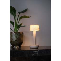 Humble Two Table Light - Beige - Beige Linen Shade - thumbnail 4