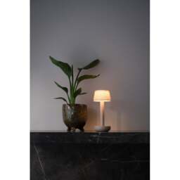 Humble Two Table Light - Beige - Beige Linen Shade - thumbnail 6