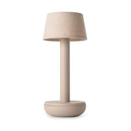 Humble Two Table Light - Beige - Beige Linen Shade - thumbnail 1