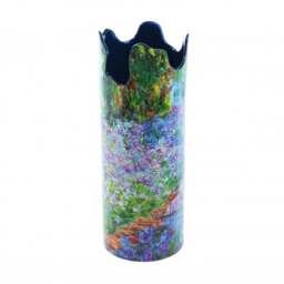 Dartington Crystal Monet - Irises in Garden Vase - thumbnail 2