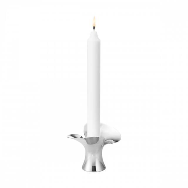 Georg Jensen Bloom Taper Candle Holders - Set of 2 - image 1