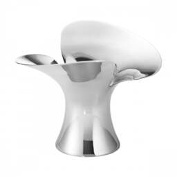 Georg Jensen Bloom Taper Candle Holders - Set of 2 - thumbnail 3