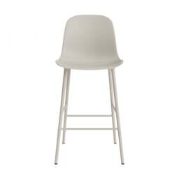 Normann Copenhagen Form Bar Chair - 65cm - Light Grey Shell Colour: Light Grey - thumbnail 2