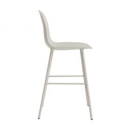 Normann Copenhagen Form Bar Chair - 65cm - Light Grey Shell Colour: Light Grey - thumbnail 3