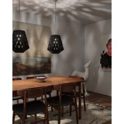 Pilke Lighting Signature 36 Pendant Shade - Black - thumbnail 4