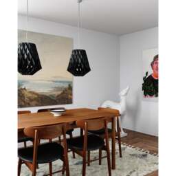 Pilke Lighting Signature 36 Pendant Shade - Black - thumbnail 3
