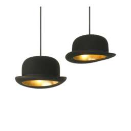 Innermost Jeeves Bowler Hat Pendant Light - thumbnail 2