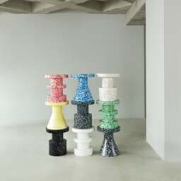 Normann Copenhagen Bit Stool/Side Table - Black Multi - thumbnail 3