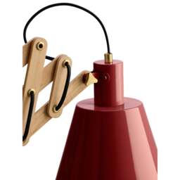 Halo Design Vintage Large Wall Lamp Size:  18cm, Colour: Glossy Merlot - thumbnail 2