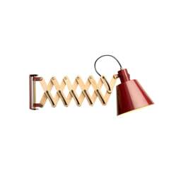 Halo Design Vintage Large Wall Lamp Size:  18cm, Colour: Glossy Merlot - thumbnail 1