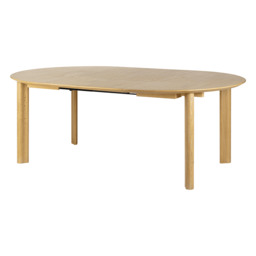 Umage Comfort Circle Dining Table with Extension - Smooth - Oak