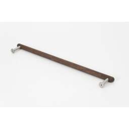 Wireworks Yoku 680 Single Towel Rail - Walnut - thumbnail 3