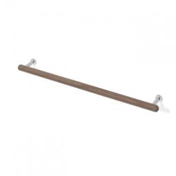 Wireworks Yoku 680 Single Towel Rail - Walnut
