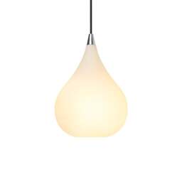 Halo Design Drops Opal Glass Pendant Light - Steel - O 23cm Size:  23cm