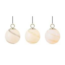 Halo Design Stockholm Pendant Light - O 30cm Size: O 30cm, Colour: Marble Brown - thumbnail 7
