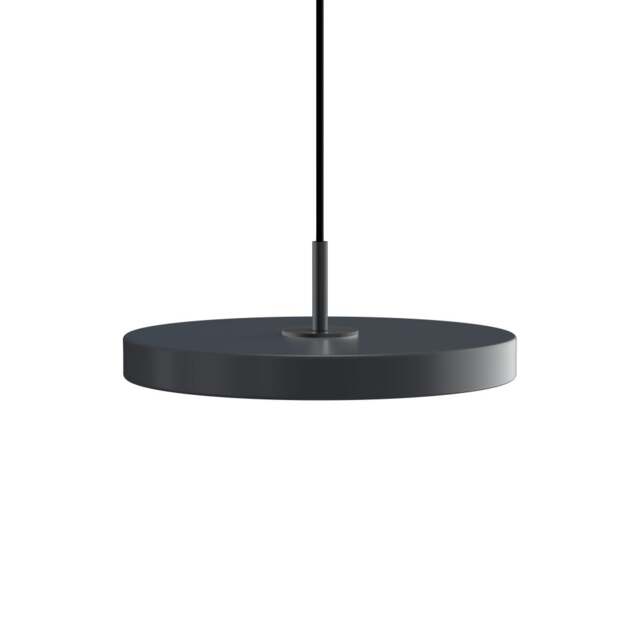 Umage Asteria Plus Pendant Lamp - Anthracite Grey - Mini - Black Top Colour: Anthracite Grey, Size: Mini, Style: Black - image 1
