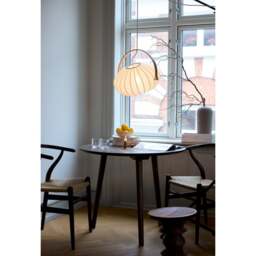 Halo Design DC Textile Pendant Light - O 40 cm Colour: Satin White - thumbnail 6