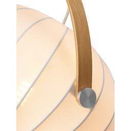 Halo Design DC Textile Pendant Light - O 40 cm Colour: Satin White - thumbnail 4
