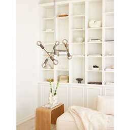 Halo Design Halo 6 Light Mini Chandelier - Gun Black - O 52-53cm - thumbnail 2