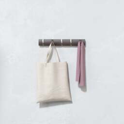 Umbra Flip 5 Hook Coat Rack - Driftwood/Nickel - thumbnail 7
