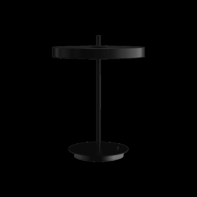 Umage Asteria Table Lamp - Black with Black Base