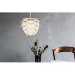 Umage Aluvia Pendant Light Shade - Pearl White - Medium With or Without Cord Set: Without Cord Set - thumbnail 2
