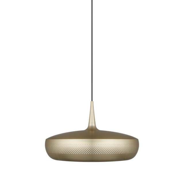 Umage Clava Dine Pendant Light - Brushed Brass with Black Cord Set With or Without Cord Set: With Black Cord Set - image 1