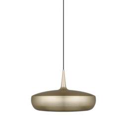 Umage Clava Dine Pendant Light - Brushed Brass with Black Cord Set With or Without Cord Set: With Black Cord Set