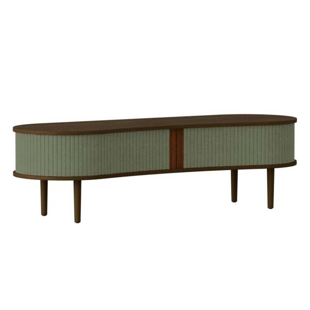 Umage Audacious TV Bench - Dark Oak - Morning Meadows Colour: Morning Meadows - image 1