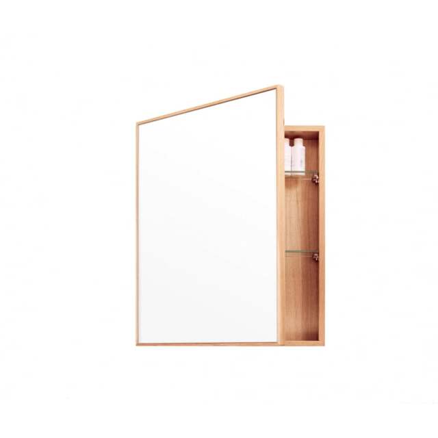 Wireworks Slimline Bathroom Cabinet 550 - Oak - image 1