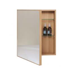 Wireworks Slimline Bathroom Cabinet 550 - Oak - thumbnail 3