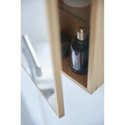 Wireworks Slimline Bathroom Cabinet 550 - Oak - thumbnail 7