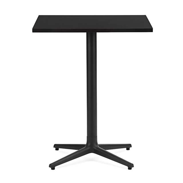 Normann Copenhagen Allez Square Cafe Table - 4 Leg - H75 60 x 60 cm  - Black Oak Tabletop Colour: Black Oak