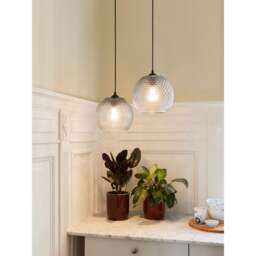 Halo Design Nobb Ball Pendant Light - O 22 cm - Clear Colour: Clear - thumbnail 2