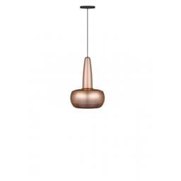 Umage Clava Pendant Light Shade - Brushed Copper with Black Rosette Cord Set With or Without Cord Set: With Black Rosette Cord Set