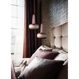 Umage Clava Pendant Light Shade - Brushed Copper with Black Rosette Cord Set With or Without Cord Set: With Black Rosette Cord Set - thumbnail 3