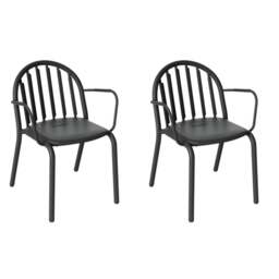 Fatboy Freds Armchair Set - Anthracite - Set of 2 - thumbnail 1