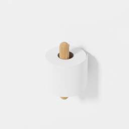 Wireworks Yoku Toilet Roll Holder - Oak - thumbnail 4