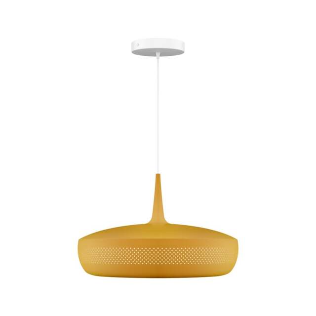 Umage Clava Dine Pendant Light - Ochre with White Rosette Cord Set With or Without Cord Set: With White Rosette Cord Set - image 1
