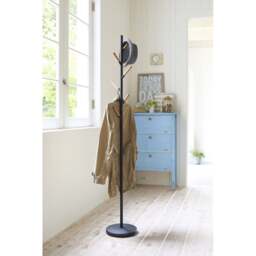 Yamazaki Black Steel Coat Stand - thumbnail 2
