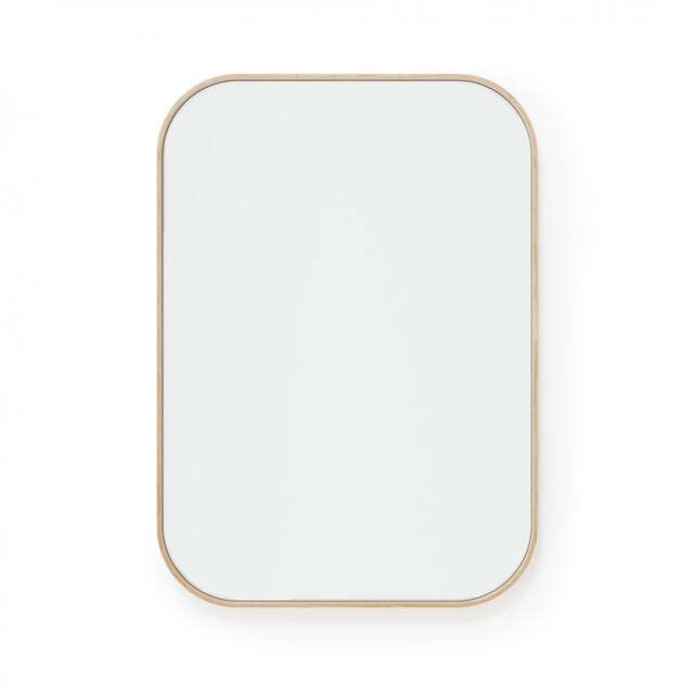 Wireworks Outlook 55 Rectangular Mirror - Oak - image 1
