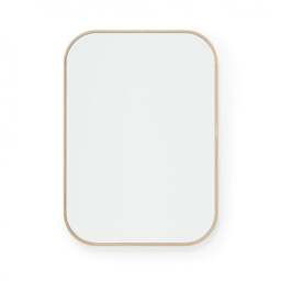Wireworks Outlook 55 Rectangular Mirror - Oak - thumbnail 1