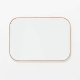 Wireworks Outlook 55 Rectangular Mirror - Oak - thumbnail 3