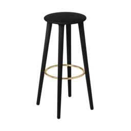 Umage The Socialite Bar Stool - Black Oak Colour: Black Oak - thumbnail 2