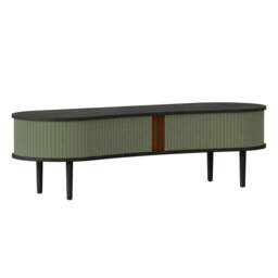 Umage Audacious TV Bench - Black Oak - Morning Meadows Colour: Morning Meadows